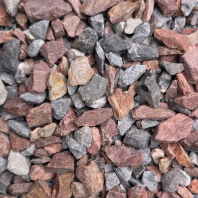 Minestone Red  split- 8-16mm MiniBag 500kg