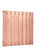 W41099 Douglas geschaafd plankenscherm 17-planks 18 mm, 180 x 180 cm, onbehandeld.