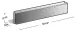 Opsluitband 8x20x100cm Zwart