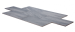 Keramische tegel Trentino Azzuro 40x80x2cm