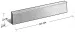 Opsluitband 6x20x100cm zwart