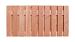 1063110 Douglas geschaafd plankenscherm 21-planks 16 mm, 180 x 90 cm t.b.v. betonsysteem, onbehandel