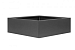 Bloembak vlak - ANTRACIET 210x210x40cm, optie: bodemplaat