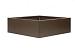 Bloembak vlak - SUPRA BRUIN 210x210x60cm, optie: bodemplaat