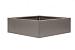 Bloembak vlak - TAUPE 210x210x60cm, optie: bodemplaat