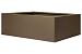 Bloembak vlak - SUPRA BRUIN 210x300x40cm, optie: bodemplaat