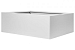 Bloembak vlak - WIT 210x300x40cm, optie: bodemplaat