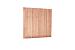 1046016 Redvision geschaafd plankenscherm 21-planks 16 mm, 180 x 180 cm, verticaal recht.