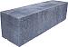 Muurblok strak grijs/zwart 12x12x45cm
