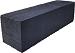 Muurblok strak antraciet 12x12x45cm