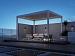 Aluminium overkapping Premium elektrisch+LED vrijstaand, 4 poten Wit 300x400 cm