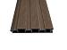 Aluminium overkapping accesoires -  Composietwand Wit/Teak 400cm