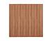 1064007 Hardhouten geschaafd plankenscherm design 28-planks 15 mm, recht verticaal, 180 x 180 cm.
