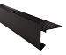 Aluminium daktrim hoek zwart 4.5cm 50x50cm