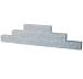 Splitblok Noors wit 9x9x38cm