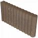 Rondoband palissade bruin 6x25x50cm 