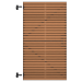 1060778 Thermovision Ayous geschaafd latten deur op verstelbaar frame, horizontaal, 178 X 99 cm.