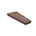 Tegel OudHollands trapezium Roodbruin 120x60/30x8cm