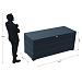Orion Sit & Store - Aluminium opbergbox Antraciet 1318 liter