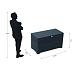 Orion Sit & Store - Aluminium opbergbox Antraciet 590 liter