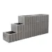 Circelflor groot Grijs 48x38x30cm
