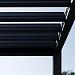 Aluminium overkapping Comfort Vrijstaand, 6 poten bediening handmatig Antraciet 300x530cm