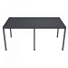 Aluminium overkapping DeLuxe elektrisch+LED vrijstaand, 6 poten Antraciet 300x600 cm