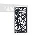 Aluminium overkapping accesoires -  Designpanelen Antraciet/Abstract 400cm