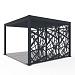 Aluminium overkapping accesoires -  Designpanelen Antraciet/Abstract 400cm