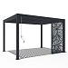 Aluminium overkapping accesoires -  Designpanelen Antraciet/blad-design 300cm