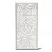 Aluminium overkapping accesoires -  Designpanelen Wit/blad-design 400cm