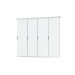 Aluminium overkapping accesoires -  Glazen schuifwand Kiezelgrijs 360cm