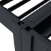 Aluminium overkapping accesoires -  verbindingsset 300cm Antraciet