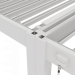 Aluminium overkapping accesoires -  verbindingsset 400cm Wit