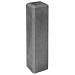 Betonpoer zwart 15x15x60cm/M16 ( zit niet standaard een stelplaat bij )