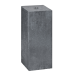 Betonpoer zwart 20x20x60cm/M20
