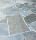 Natuursteen Flagstones Crazy paving Vitalis blauwgrijs