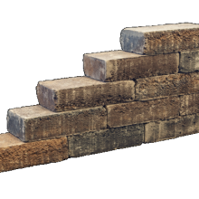 Pilestone line Walnut 15x10x40cm