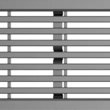 Langsprofielrooster RVS t.b.v. Hexaline 2.0 en Euroline L=100cm