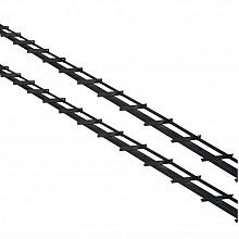 1048721 DHZ zwart shutter framewerk, 2 stuks 165 cm t.b.v. 14 planken.