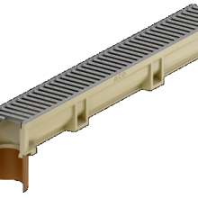 Euroline goot L=1 m¹ onderuitl incl vz.st sle