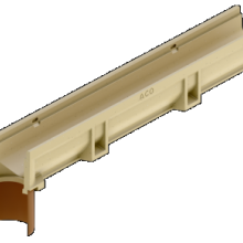 Euroline goot L=1 m¹ onderuitl zonder R