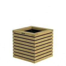 1063079 Bloembak Elan 50 Excellent, 50 x 50 x 50 cm, groen geïmpregneerd.