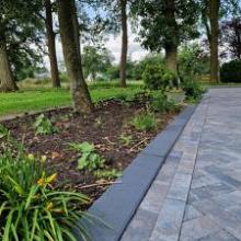 Betonbiels met vellingkant antraciet 20x11x120cm