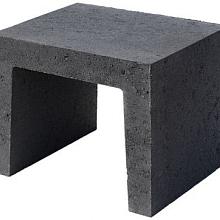 U-element antraciet 40x40x50cm 