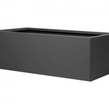 Bloembak vlak - ANTRACIET 60x300x40cm, optie: bodemplaat