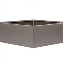 Bloembak vlak - TAUPE 210x210x60cm, optie: bodemplaat