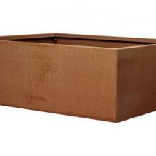 Bloembak vlak - CORTEN 210x300x40cm, optie: bodemplaat