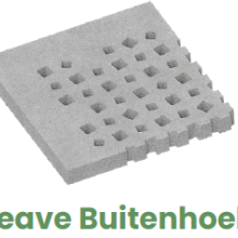 Tegel OudHollands Weave buitenhoek Antraciet 100x100x10cm