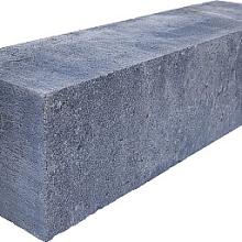 Muurblok strak grijs/zwart 12x12x45cm
